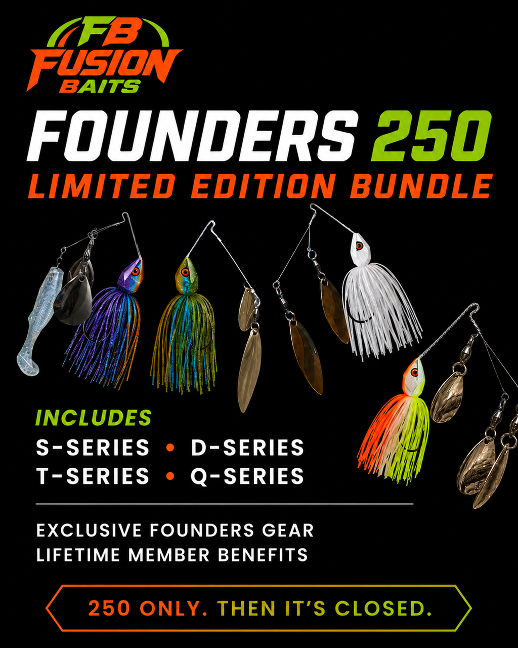 Fusion Baits Founders 250 - Limited Edition Bundle [Pre-Order]