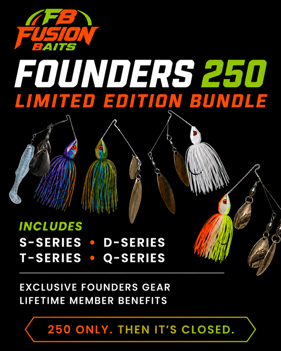Fusion Baits Founders 250 - Limited Edition Bundle [Pre-Order]