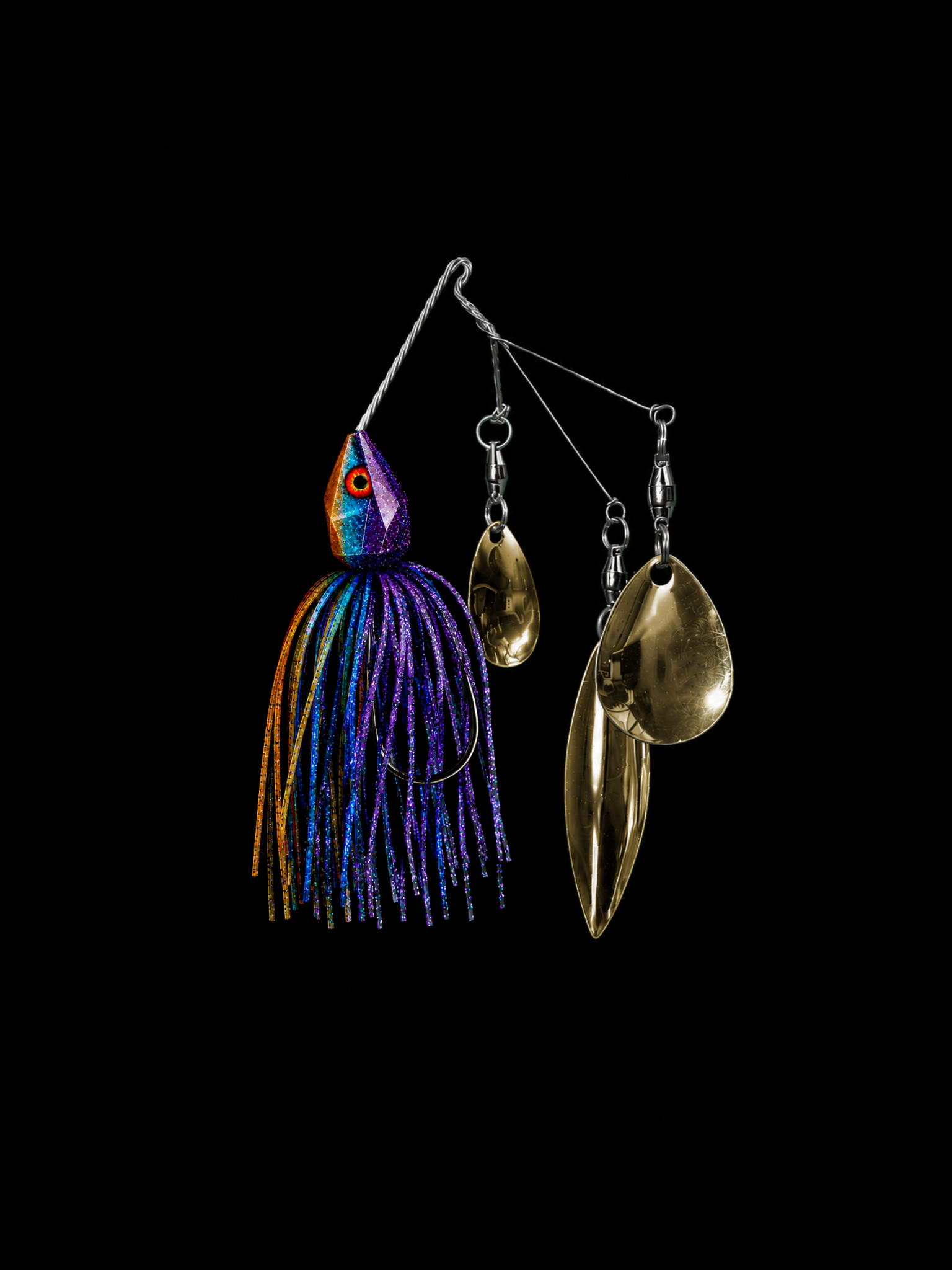 Fusion MWLSA Spinner Bait T-Series - Colorado/Willow/Colorado