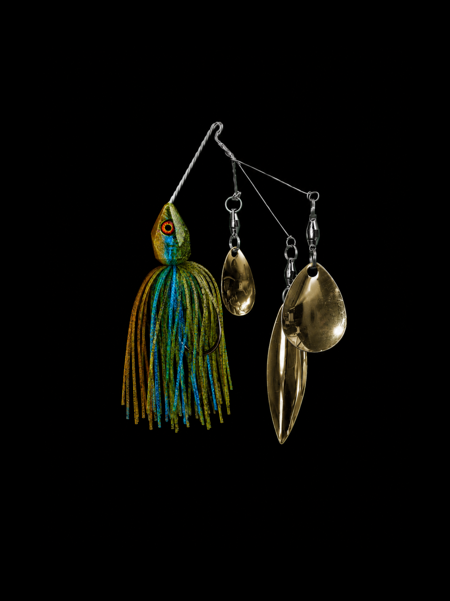 Fusion MWLSA Spinner Bait T-Series - Colorado/Willow/Colorado