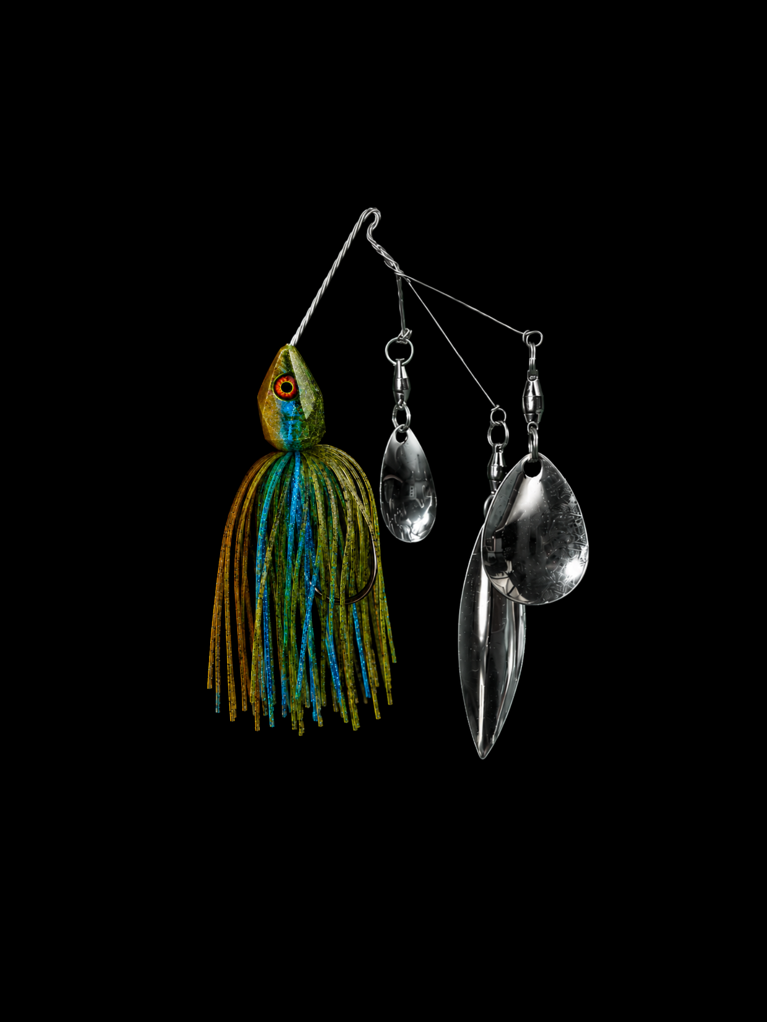 Fusion MWLSA Spinner Bait T-Series - Colorado/Willow/Colorado
