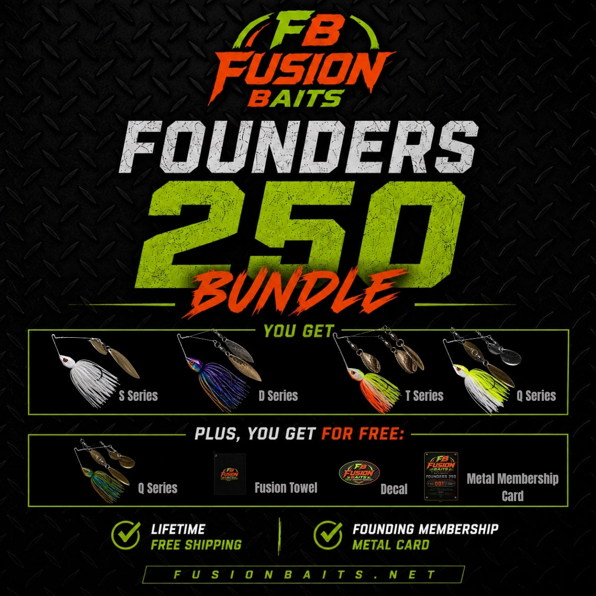 Fusion Baits Founders 250 - Limited Edition Bundle [Pre-Order]