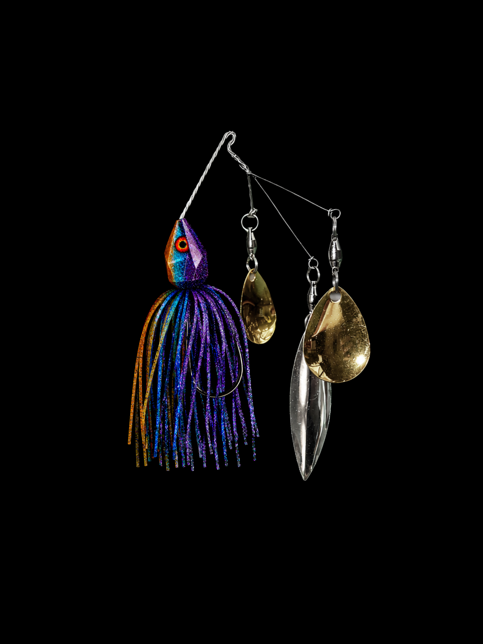 Fusion MWLSA Spinner Bait T-Series - Colorado/Willow/Colorado
