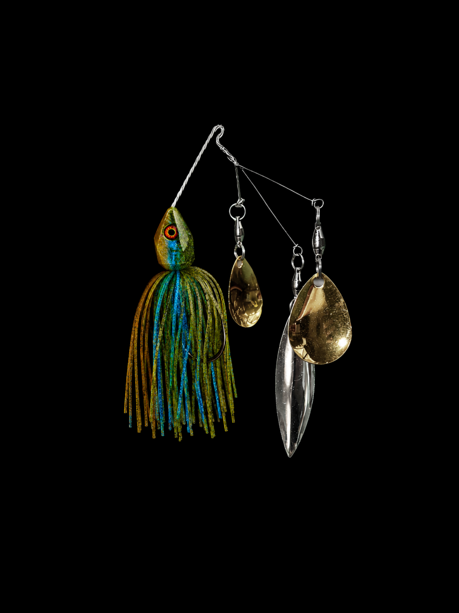 Fusion MWLSA Spinner Bait T-Series - Colorado/Willow/Colorado