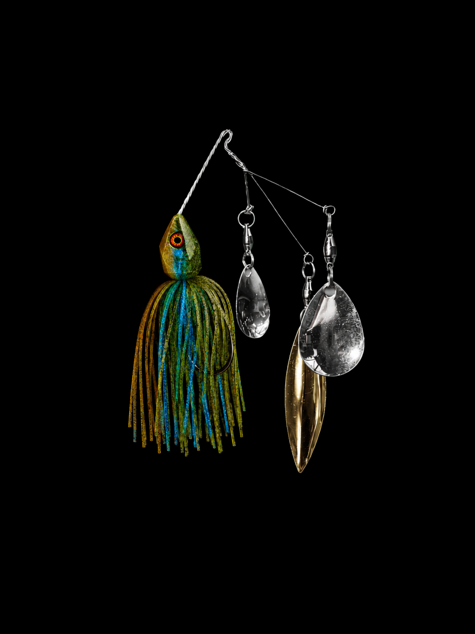 Fusion MWLSA Spinner Bait T-Series - Colorado/Willow/Colorado