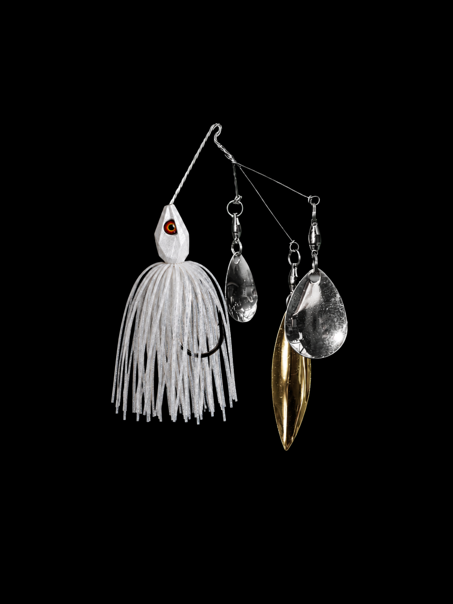 Fusion MWLSA Spinner Bait T-Series - Colorado/Willow/Colorado